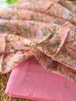 SILK COTTON TOP AND PRINTED KOTA COTTON DUPATTA - Image 2