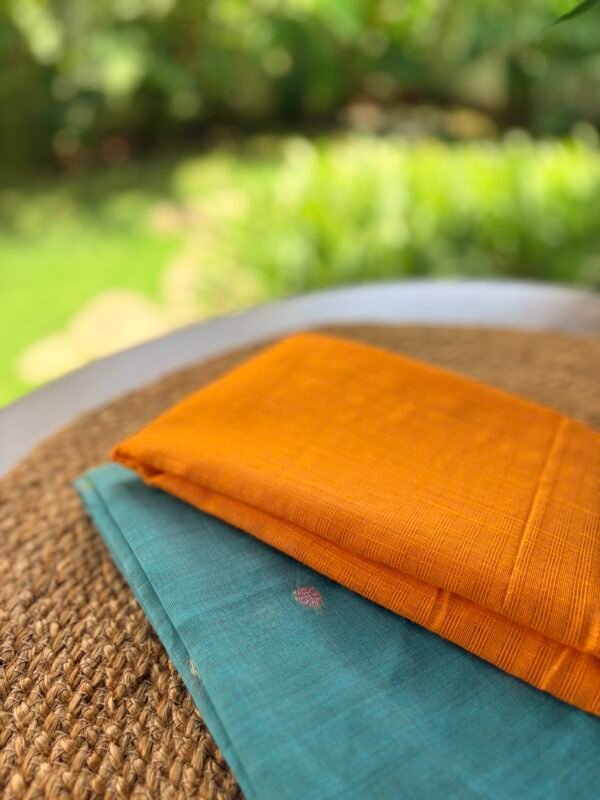 CHANDERI TOP AND SILK COTTON DUPATTA - Image 5