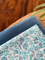 SHIMMER KOTA TOP AND HANDBLOCK PRINTED BOTTOM - Image 2