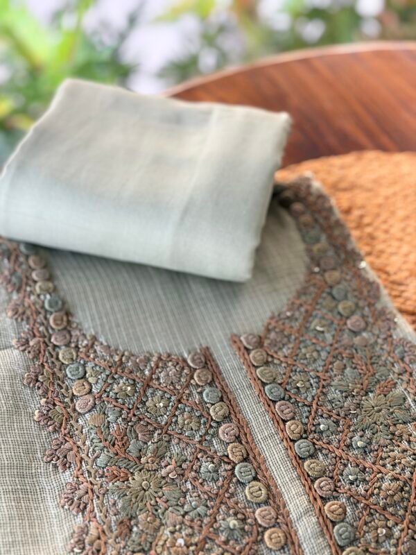 SILK KOTA TOP AND COTTON BOTTOM - Image 3