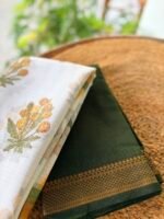COTTON TOP AND KOTA HANDBLOCK PRINTED DUPATTA - Image 3