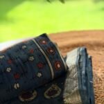 AJRAK CHANDERI COTTON TOP AND DUPATTA