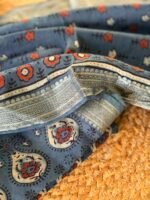 AJRAK CHANDERI COTTON TOP AND DUPATTA - Image 2