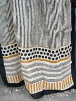 AJRAK HANDBLOCK PRINTED TOP AND LINEN DUPATTA - Image 2