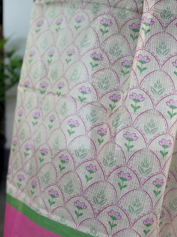 CHANDERI SILK COTTON TOP AND KOTA PRINTED DUPATTA - Image 2