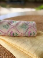 CHANDERI SILK COTTON TOP AND KOTA PRINTED DUPATTA