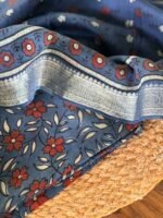 AJRAK CHANDERI COTTON TOP AND DUPATTA - Image 5