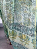 SILK COTTON TOP AND CHANDERI SILK DUPATTA - Image 2