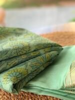 SILK COTTON TOP AND CHANDERI SILK DUPATTA - Image 4