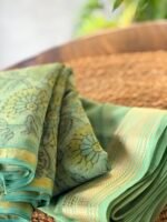SILK COTTON TOP AND CHANDERI SILK DUPATTA - Image 6