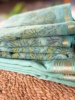 SILK COTTON TOP AND CHANDERI SILK DUPATTA - Image 5