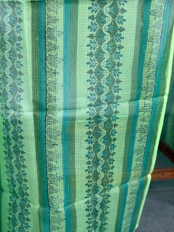 SILK COTTON TOP AND  HANDBLOCK PRINTED KOTA COTTON DUPATTA - Image 3