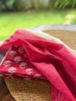 HANDBLOCK PRINTED TOP AND KOTA COTTON DUPATTA - Image 5
