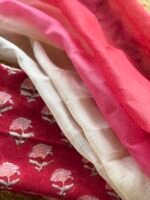 HANDBLOCK PRINTED TOP AND KOTA COTTON DUPATTA - Image 2
