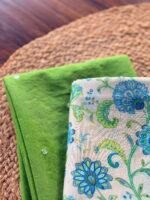 MUL CHANDERI TOP AND HANDBLOCK PRINTED BOTTOM - Image 4