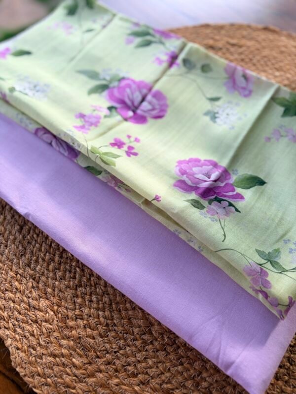 COTTON TOP AND PRINTED SILK BOTTOM - Image 4