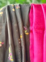 MUL CHANDERI PRINTED TOP AND KOTA SILK DUPATTA - Image 6