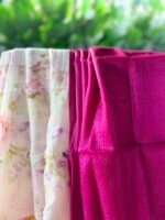 MUL CHANDERI PRINTED TOP AND SILK COTTON DUPATTA - Image 2