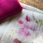 MUL CHANDERI PRINTED TOP AND SILK COTTON DUPATTA