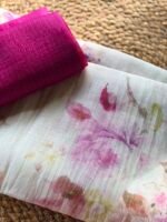 MUL CHANDERI PRINTED TOP AND SILK COTTON DUPATTA
