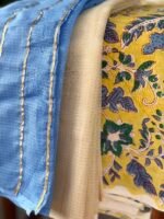 HANDBLOCK PRINTED COTTON TOP AND KOTA COTTON DUPATTA - Image 4