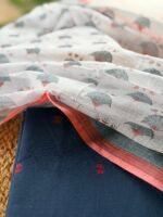 COTTON TOP AND KOTA HANDBLOCK PRINTED DUPATTA - Image 4
