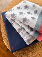 COTTON TOP AND KOTA HANDBLOCK PRINTED DUPATTA - Image 2