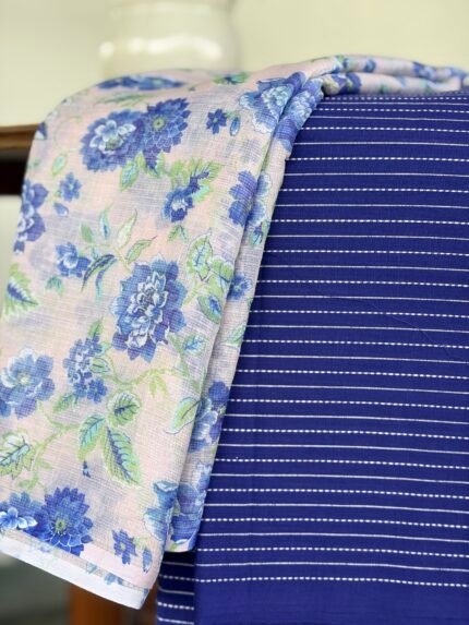 COTTON TOP AND KOTA COTTON PRINTED DUPATTA