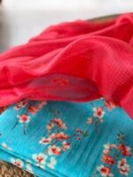 PRINTED SILK COTTON TOP AND KOTA SILK DUPATTA - Image 6