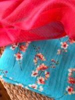 PRINTED SILK COTTON TOP AND KOTA SILK DUPATTA - Image 2