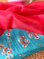PRINTED SILK COTTON TOP AND KOTA SILK DUPATTA - Image 4