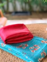 PRINTED SILK COTTON TOP AND KOTA SILK DUPATTA - Image 5