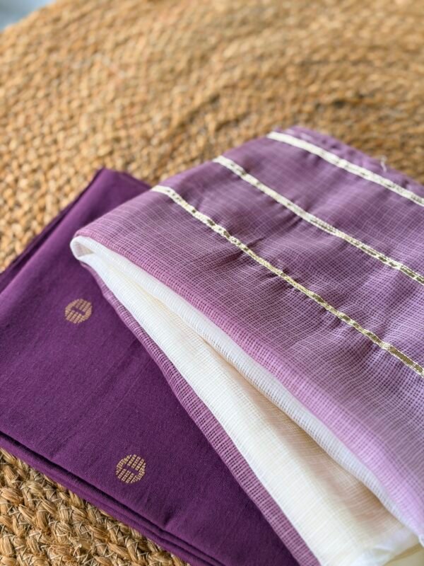 COTTON TOP AND DUAL SHADE KOTA COTTON DUPATTA - Image 3