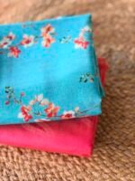 SILK COTTON TOP AND PRINTED SILK  COTTON BOTTOM - Image 5