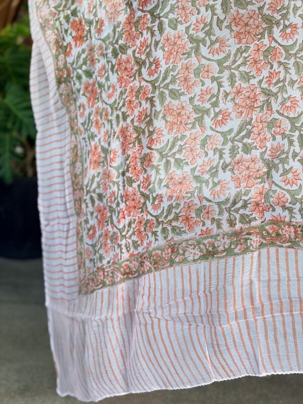 COTTON TOP AND PRINTED CHIFFON DUPATTA - Image 2
