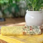 MUL CHANDERI SILK COTTON TOP AND HANDBLOCK PRINTED KOTA COTTON DUPATTA