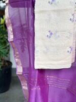 MUL CHANDERI TOP AND CHANDERI SILK COTTON DUPATTA - Image 4