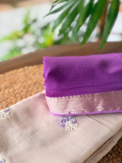 MUL CHANDERI TOP AND CHANDERI SILK COTTON DUPATTA