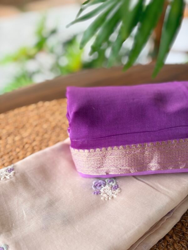 MUL CHANDERI TOP AND CHANDERI SILK COTTON DUPATTA - Image 7
