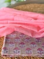 HANDBLOCK PRINTED KOTA COTTON TOP AND KOTA COTTON  DUPATTA - Image 2