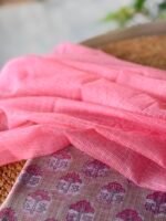 HANDBLOCK PRINTED KOTA COTTON TOP AND KOTA COTTON  DUPATTA - Image 5