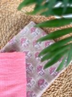 HANDBLOCK PRINTED KOTA COTTON TOP AND KOTA COTTON  DUPATTA - Image 7