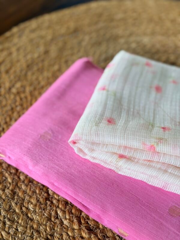 SILK COTTON TOP AND PRINTED KOTA COTTON DUPATTA - Image 6