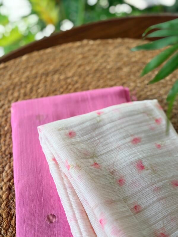 SILK COTTON TOP AND PRINTED KOTA COTTON DUPATTA - Image 4