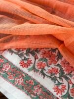 HANDBLOCK PRINTED TOP AND KOTA COTTON DUPATTA - Image 3