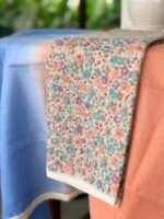 HANDBLOCK PRINTED MUL TOP AND DUAL SHADE KOTA COTTON DUPATTA - Image 6