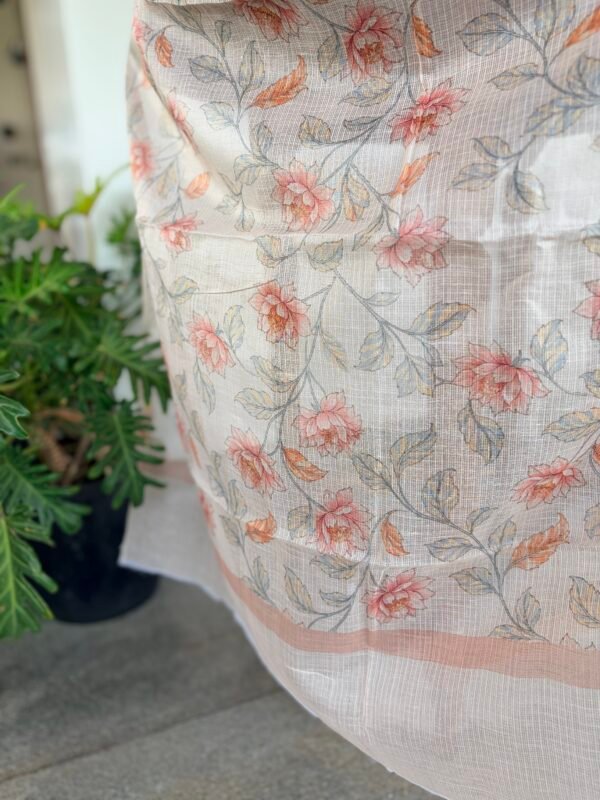 SILK COTTON TOP AND KOTA PRINTED DUPATTA - Image 2