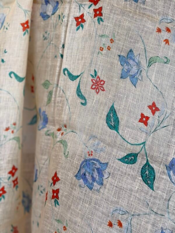 TEPCHI KOTA COTTON TOP AND PURE PRINTED LINEN DUPATTA - Image 4
