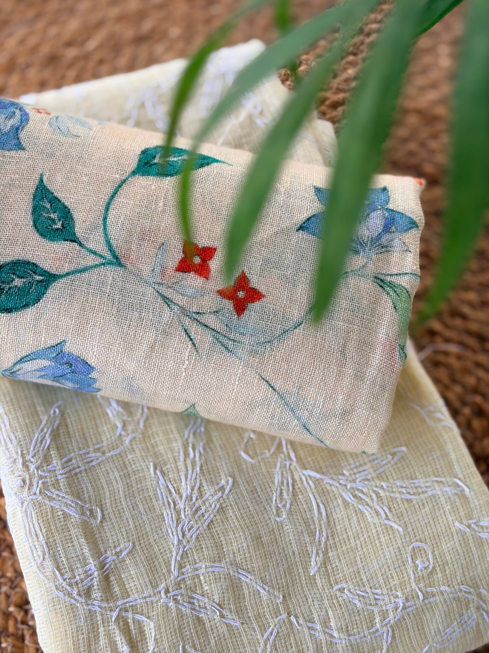 IMG_2373 TEPCHI KOTA COTTON TOP AND PURE PRINTED LINEN DUPATTA - Image 1