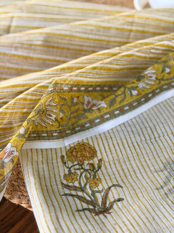 PURE KOTA COTTON HANDBLOCK PRINTED TOP AND DUPATTA - Image 6